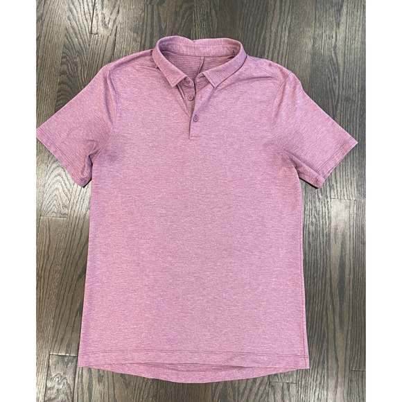 Men's Lululemon Purple Metal Vent Tech Polo Shirt Small - Picture 2 of 6